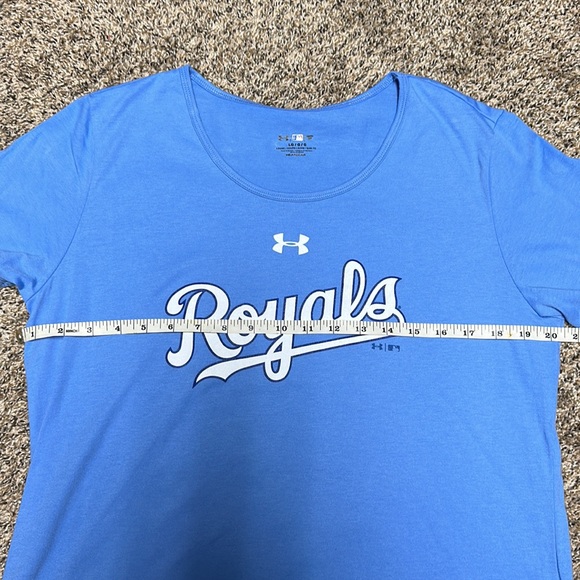 Light Blue Royals Fitted T-Shirt - Picture 3 of 3